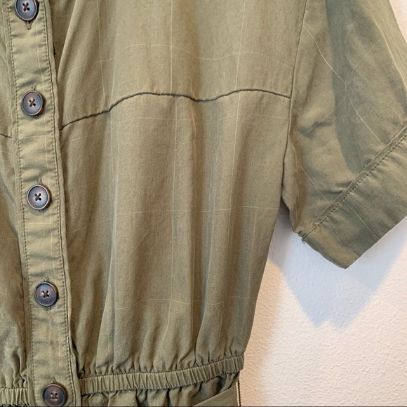 Madewell Short-Sleeve Belted Jumpsuit - Picture 9 of 10